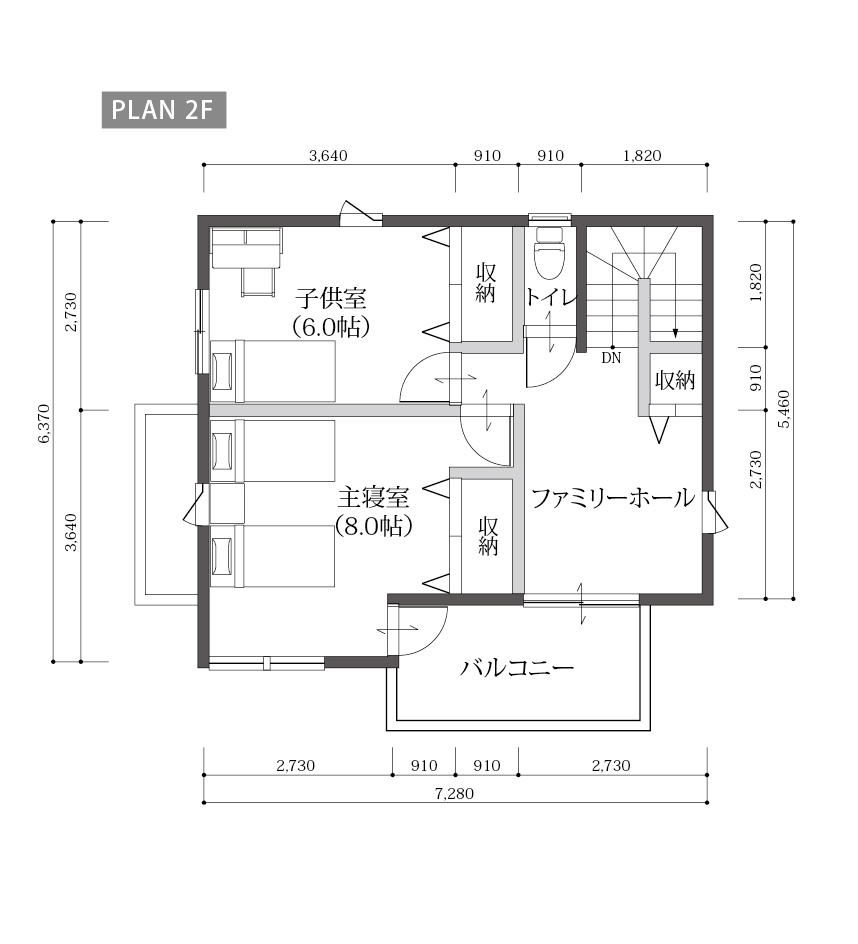 ONE'S CUBOのプラン詳細 | 29.8坪の家。 | 株式会社Home plus(ホームプラス)